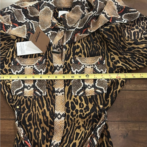 Burberry London Silk Animal Print Costanza Dress Size 6 NEW MSRP 2250.00 - Picture 16 of 16